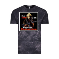 Cloud Black only you can prevent communism Vintage Tee - linhVisuals