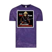 Cloud Purple only you can prevent communism Vintage Tee - linhVisuals