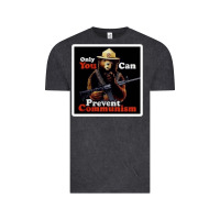 Vintage Black only you can prevent communism Vintage Tee - linhVisuals
