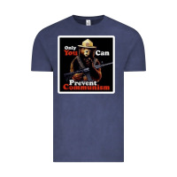 Vintage Denim only you can prevent communism Vintage Tee - linhVisuals