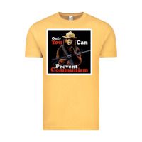Vintage Mustard only you can prevent communism Vintage Tee - linhVisuals