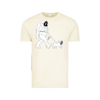 Vintage Arctic walking the dog astronaut Vintage Tee - linhVisuals