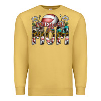Antique Gold volleyball mom Premium Sweatshirt - SublimationCraftShop
