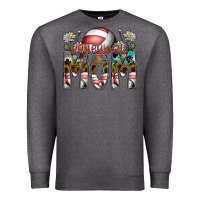 Charcoal Heather volleyball mom Premium Sweatshirt - SublimationCraftShop
