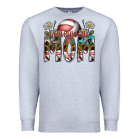 Heather Grey volleyball mom Premium Sweatshirt - SublimationCraftShop