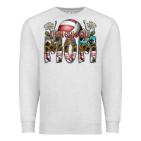 Oatmeal Heather volleyball mom Premium Sweatshirt - SublimationCraftShop