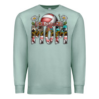 Seafoam volleyball mom Premium Sweatshirt - SublimationCraftShop