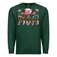 Sports Green volleyball mom Premium Sweatshirt - SublimationCraftShop