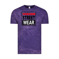 Cloud Purple vision street wear tshirt Vintage Tee - linhVisuals