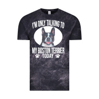 Boston Terrier T  Shirtfunny Boston Terrier Dog Gift I M Only Talking Vintage Tee | Teevron