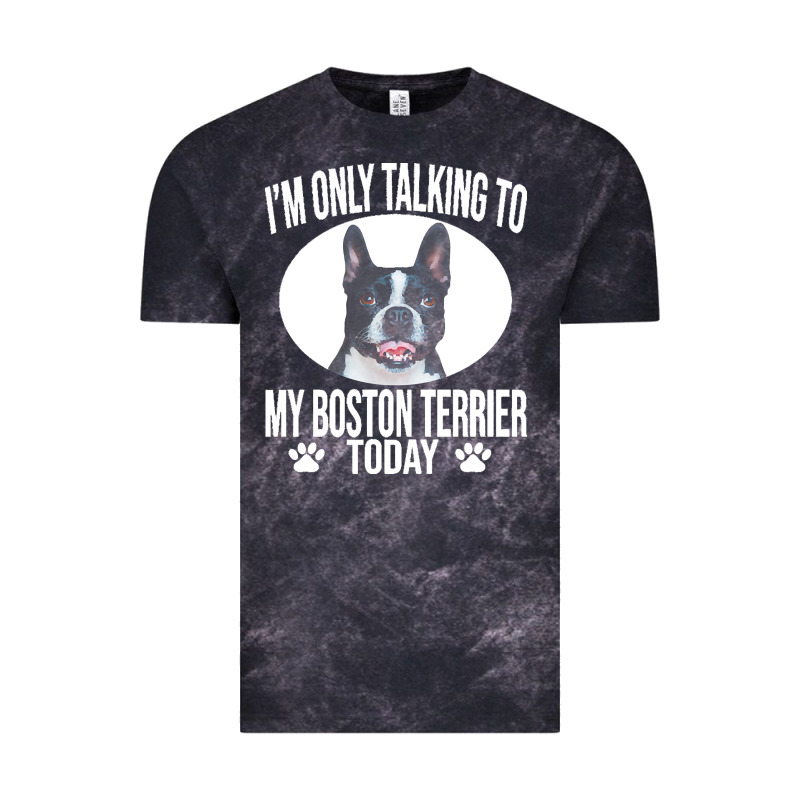 Boston Terrier T  Shirtfunny Boston Terrier Dog Gift I M Only Talking Vintage Tee by linhVisuals | Teevron