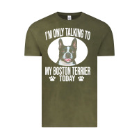 Vintage Olive boston terrier t  shirtfunny boston terrier dog gift i m only talking Vintage Tee - linhVisuals