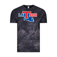 Cloud Black louisiana tech bulldogs Vintage Tee - linhVisuals
