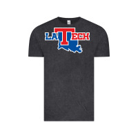 Vintage Black louisiana tech bulldogs Vintage Tee - linhVisuals