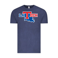 Vintage Denim louisiana tech bulldogs Vintage Tee - linhVisuals