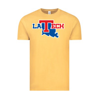 Vintage Mustard louisiana tech bulldogs Vintage Tee - linhVisuals