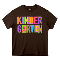 Chocolate Brown kindergarten Heavy Core Tee - NancyCooperArtShop