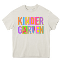 Cream kindergarten Heavy Core Tee - NancyCooperArtShop