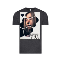 Vintage Black Chishiya Alice In Borderland Vintage Tee - linhVisuals