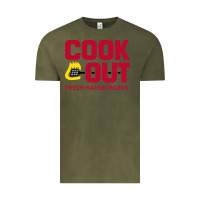 Vintage Olive Cookout Vintage Tee - linhVisuals