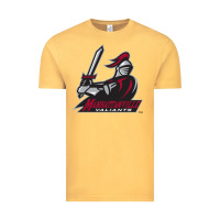 Vintage Mustard manhattanville valiants Vintage Tee - linhVisuals