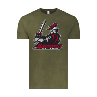 Vintage Olive manhattanville valiants Vintage Tee - linhVisuals