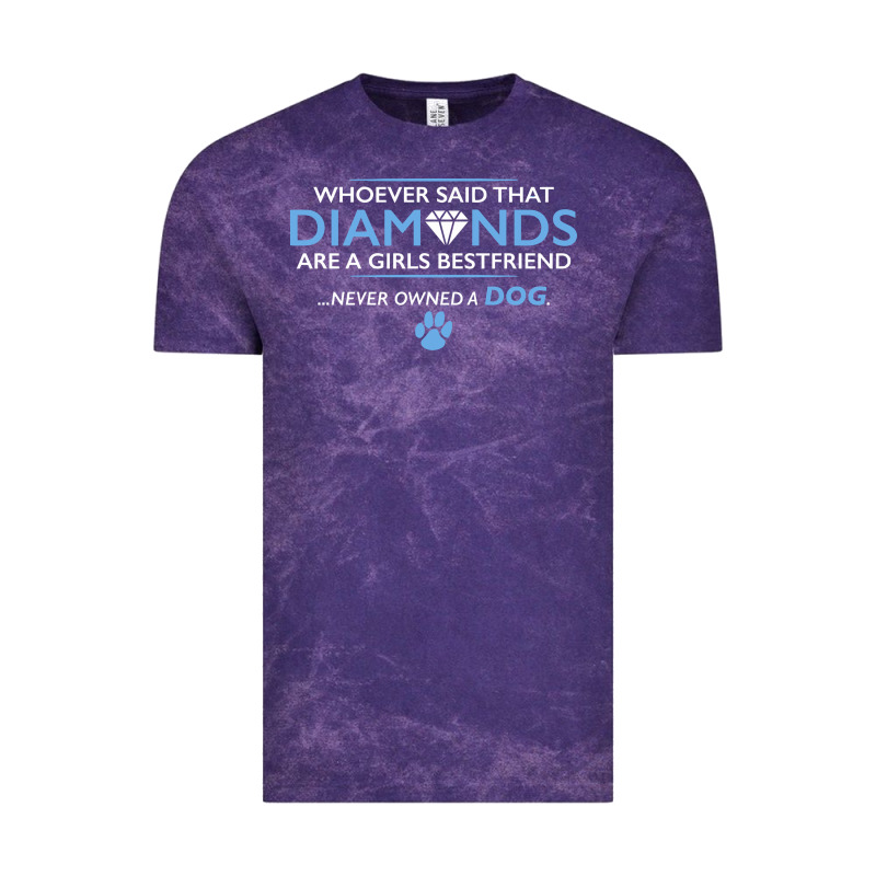 Whoever Said That Diamonds Are A Girls Best Friend Never Owned A Dog Vintage Tee by linhVisuals | Teevron