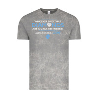 Cloud Rock whoever said that diamonds are a girls best friend never owned a dog Vintage Tee - linhVisuals