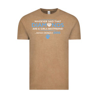 Vintage Coffee whoever said that diamonds are a girls best friend never owned a dog Vintage Tee - linhVisuals