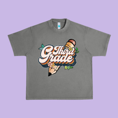Third Grade Urban Heavy Tee Designed By Jahusdesignshop