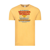 Vintage Mustard wonder  woman Vintage Tee - linhVisuals