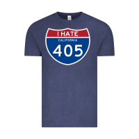 Vintage Denim los angeles california interstate 405 (i 405) sweatshirt Vintage Tee - linhVisuals