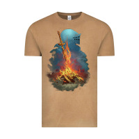 Vintage Camel Souls Bonfire Vintage Tee - linhVisuals