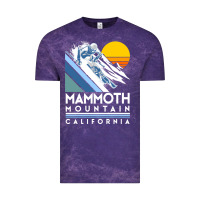 Cloud Purple mammoth mountain california retro ski sweatshirt Vintage Tee - linhVisuals