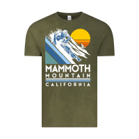 Vintage Olive mammoth mountain california retro ski sweatshirt Vintage Tee - linhVisuals