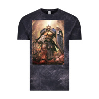 Cloud Black Warhammer Characters Vintage Tee - linhVisuals