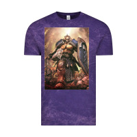 Cloud Purple Warhammer Characters Vintage Tee - linhVisuals