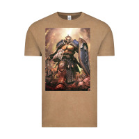 Vintage Coffee Warhammer Characters Vintage Tee - linhVisuals