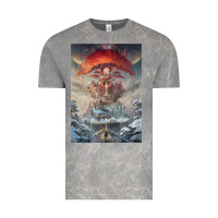 Cloud Rock The Painted World Vintage Tee - linhVisuals
