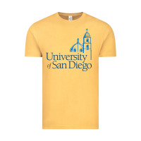 Vintage Mustard The university of san diego Vintage Tee - linhVisuals