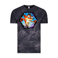 Cloud Black CRASH BANDICOOT LEGENDS Vintage Tee - linhVisuals