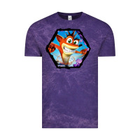 Cloud Purple CRASH BANDICOOT LEGENDS Vintage Tee - linhVisuals