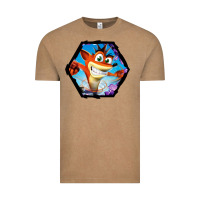 Vintage Coffee CRASH BANDICOOT LEGENDS Vintage Tee - linhVisuals