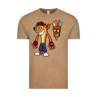 Vintage Coffee CRASH BANDICOOT Vintage Tee - linhVisuals