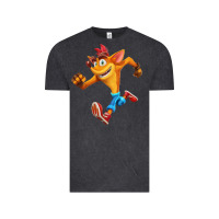 Vintage Black CRASH BANDICOOT Vintage Tee - linhVisuals