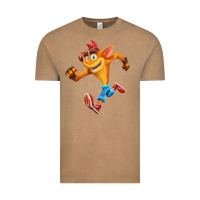 Vintage Coffee CRASH BANDICOOT Vintage Tee - linhVisuals