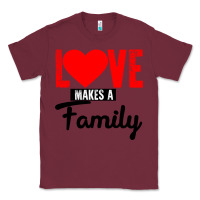 Burgundy family love Classic Tee - Bettercallsaul