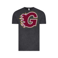 Vintage Black guildford flames Vintage Tee - linhVisuals