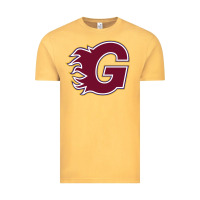 Vintage Mustard guildford flames Vintage Tee - linhVisuals