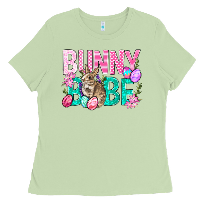 Bunny Babe Easter Ladies Tee by BundleAndBundleShop | Teevron